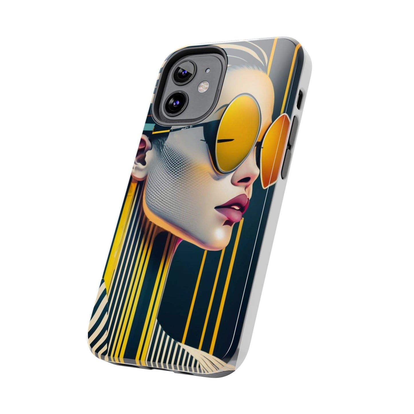 Shinkawa-Inspired Sunglasses Woman Tough Phone Case