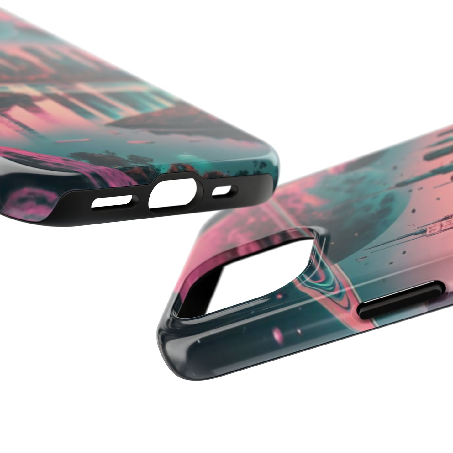 Celestial Cityscape Aerial View Tough Phone Case