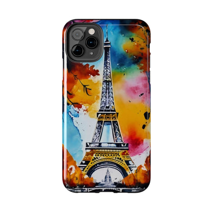 Vibrant Twilight Eiffel Defender Case