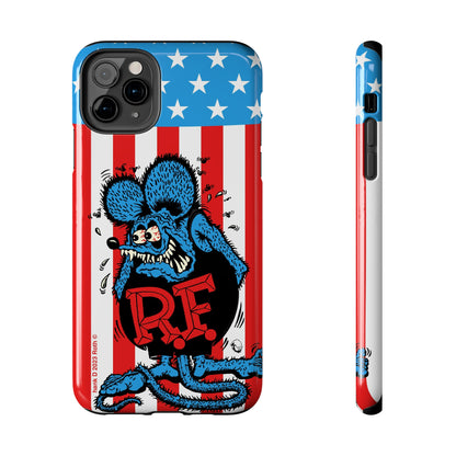 Red, White and Fink - Tough Phone Case