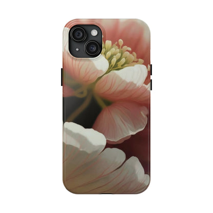 Pink Petal Watercolor Bloom Tough Phone Case