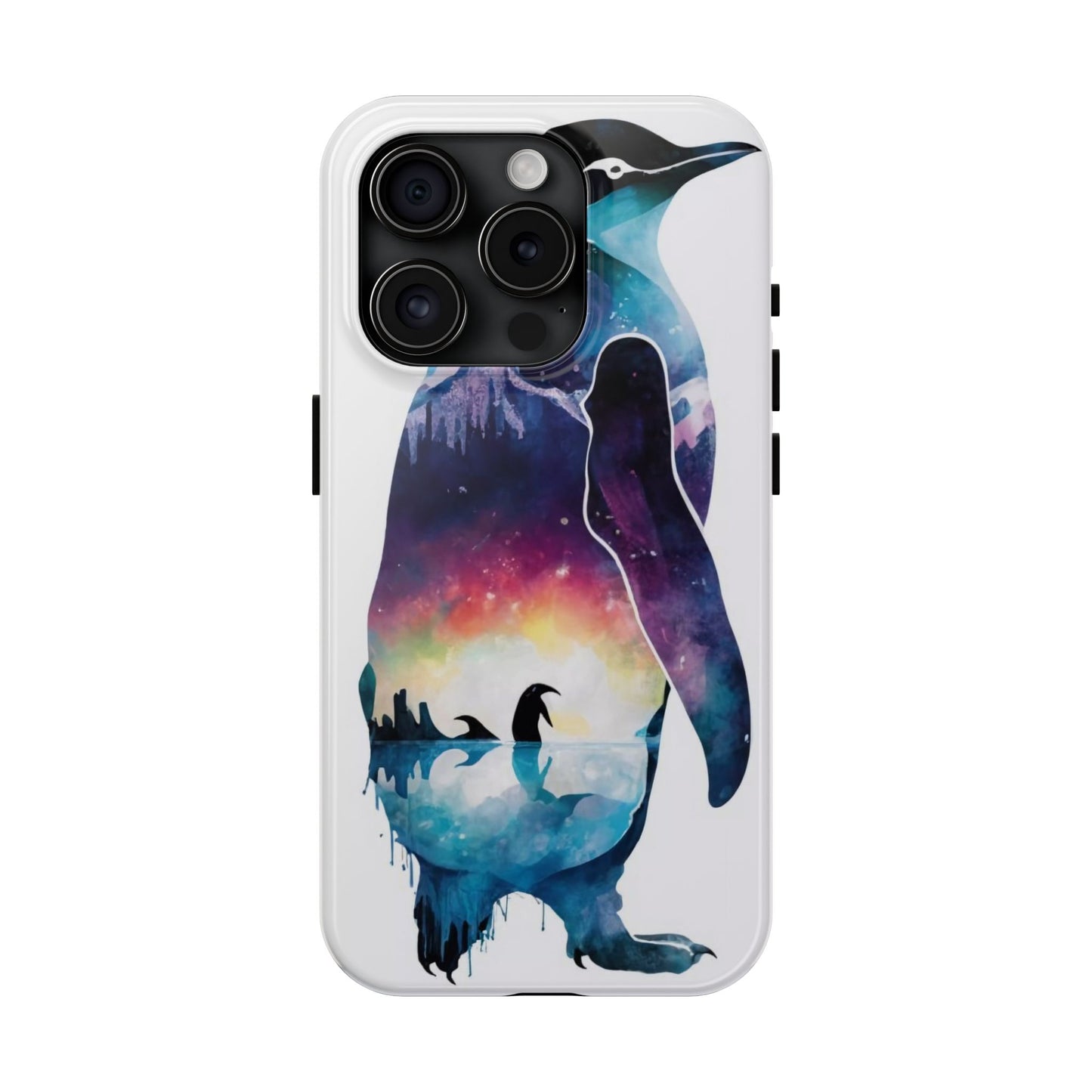 Arctic Majesty Penguin Tough Phone Case