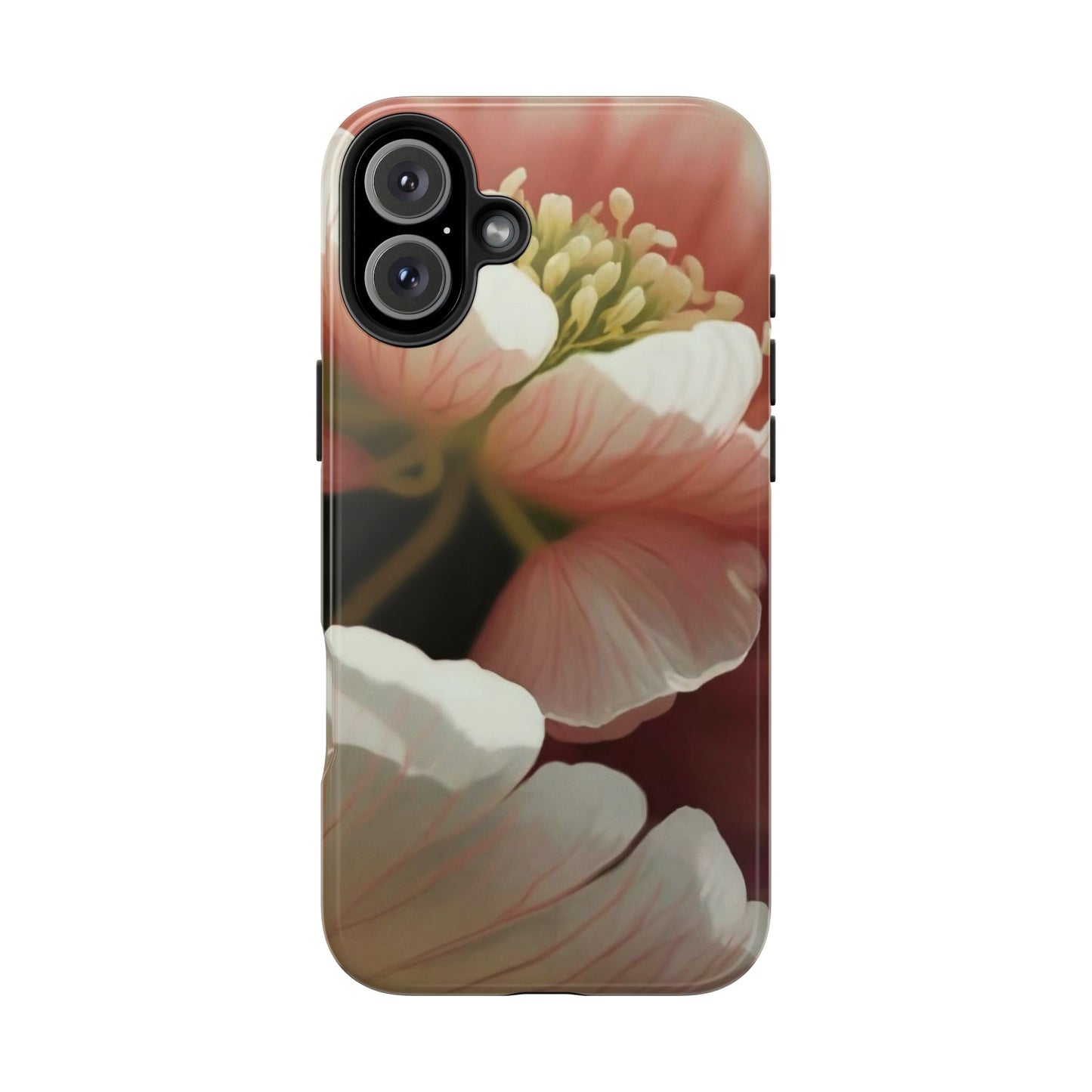 Pink Petal Watercolor Bloom Tough Phone Case