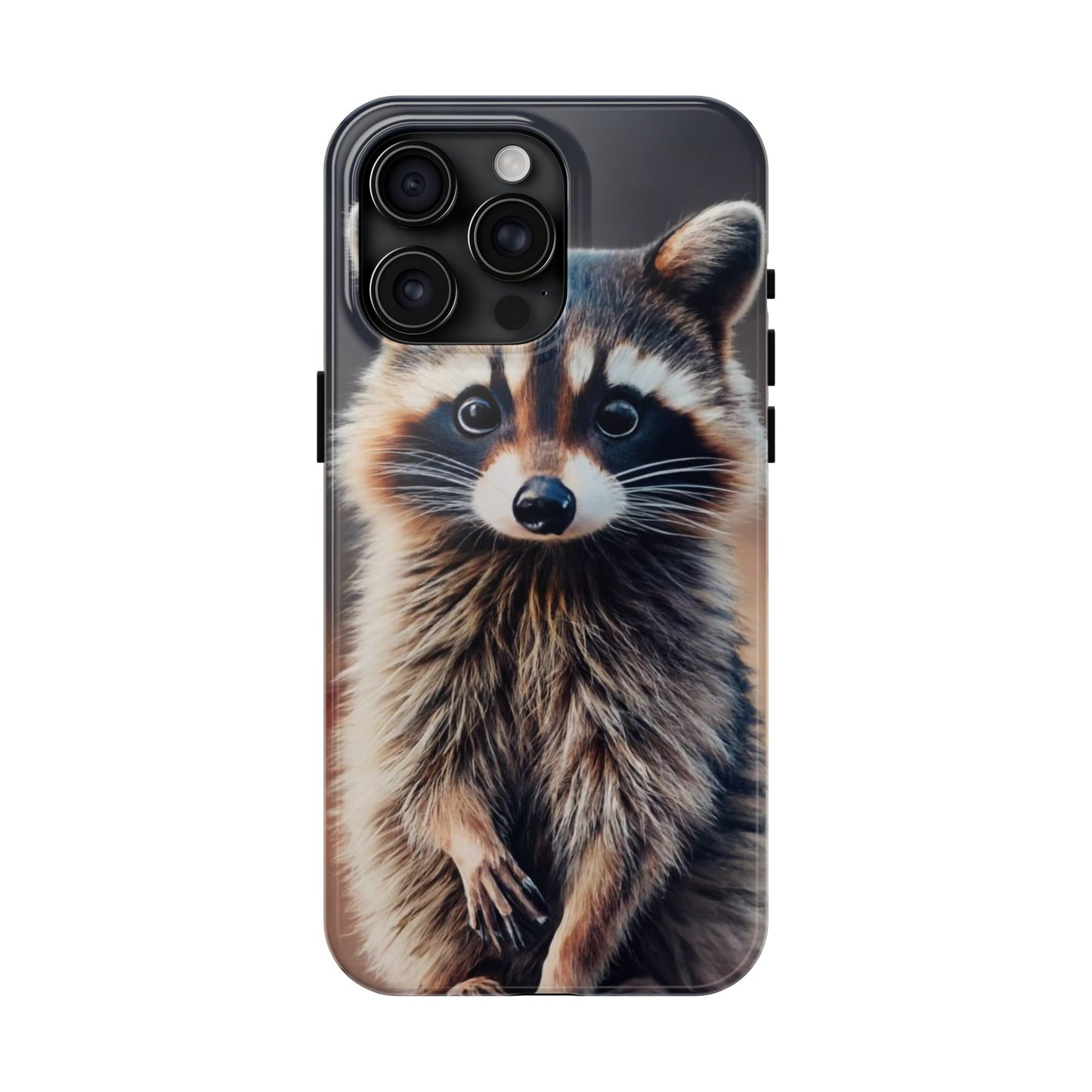 Abstract Raccoon Charm Tough Phone Case