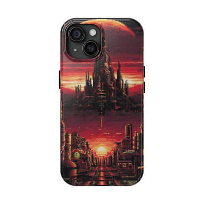 PixelVista Futuristic City Tough Phone Case