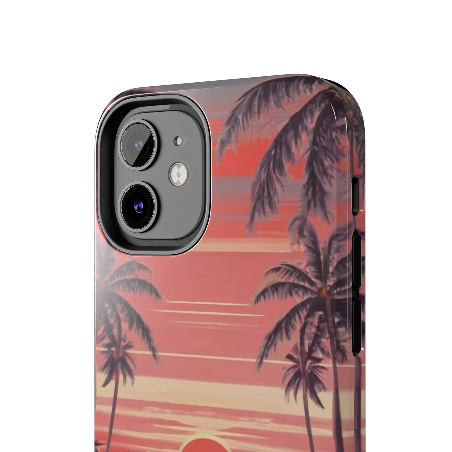 Sunset Serenity Palm Shore Tough Phone Case