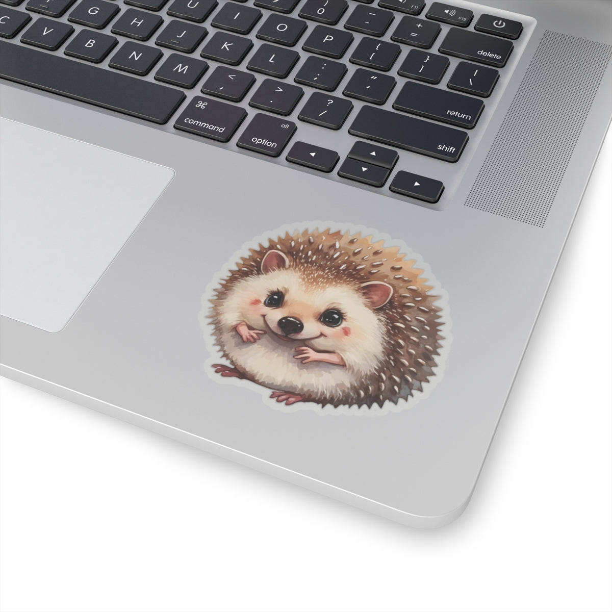 Playful Hedgehog Watercolor Cartoon Sticker