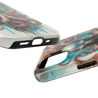 Serene Octopus Watercolor Tough Phone Case