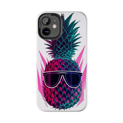 Sunglass Clad Pineapple Funk Tough Phone Case