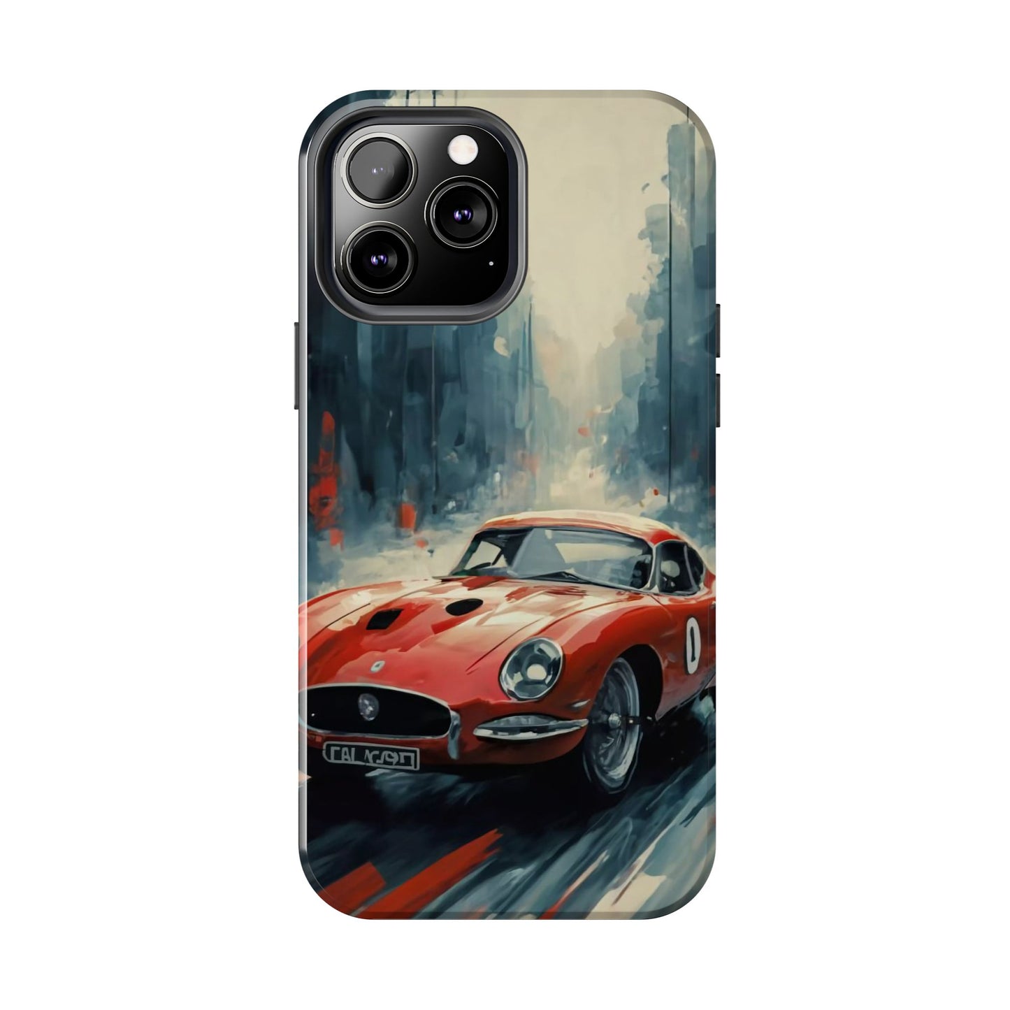 City Drive Red Sports Car Tough Phone Case