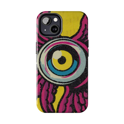 Golden Gaze Winged Eye iPhone Case