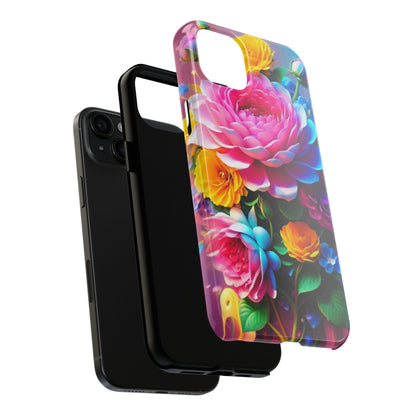 Vibrant Floral Splendor Tough Phone Case