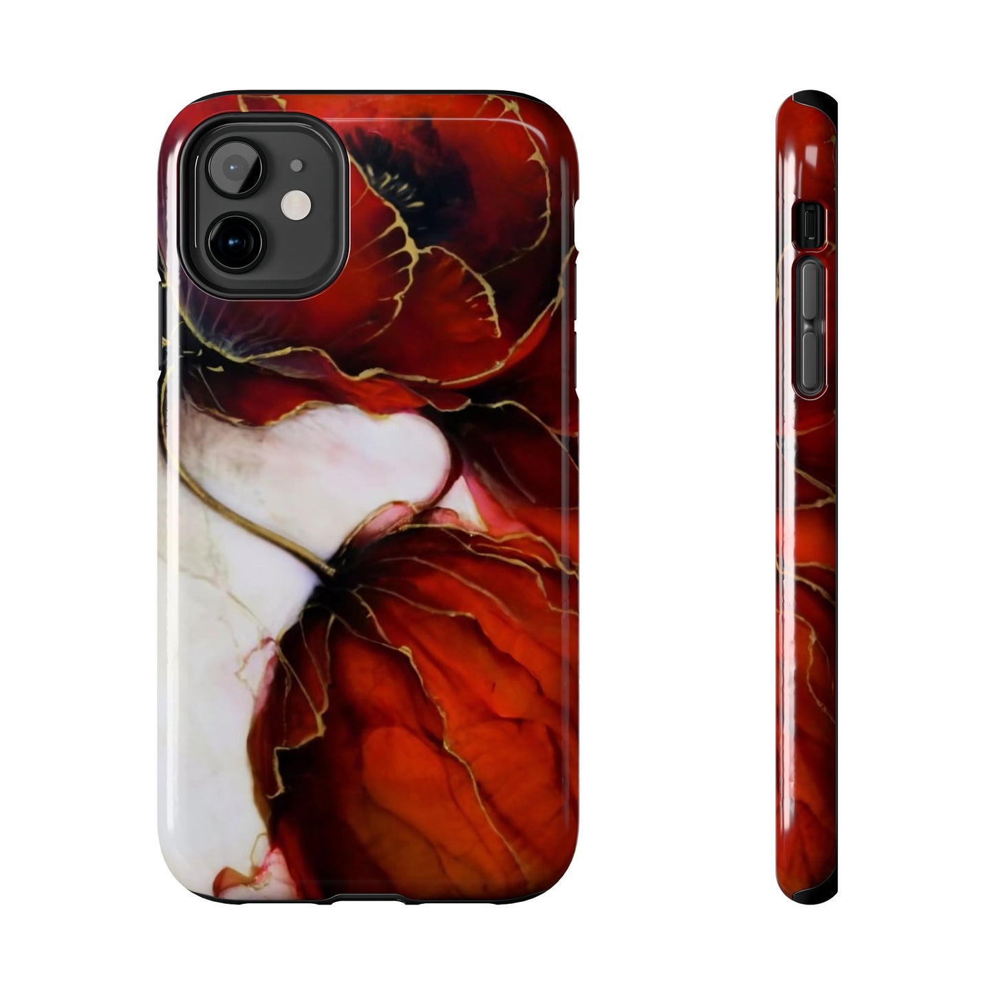 Ethereal Blossom Alcohol Ink Tough Phone Case