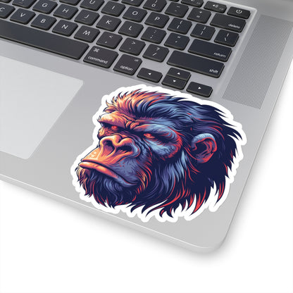 Skeptical Tan Yeti Vinyl Sticker