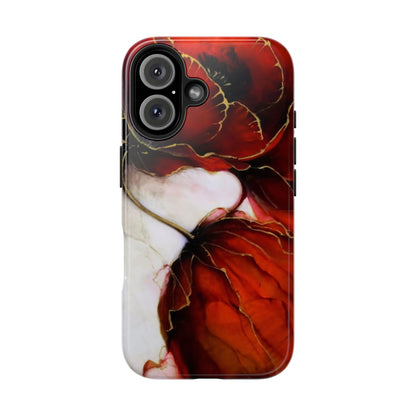 Ethereal Blossom Alcohol Ink Tough Phone Case