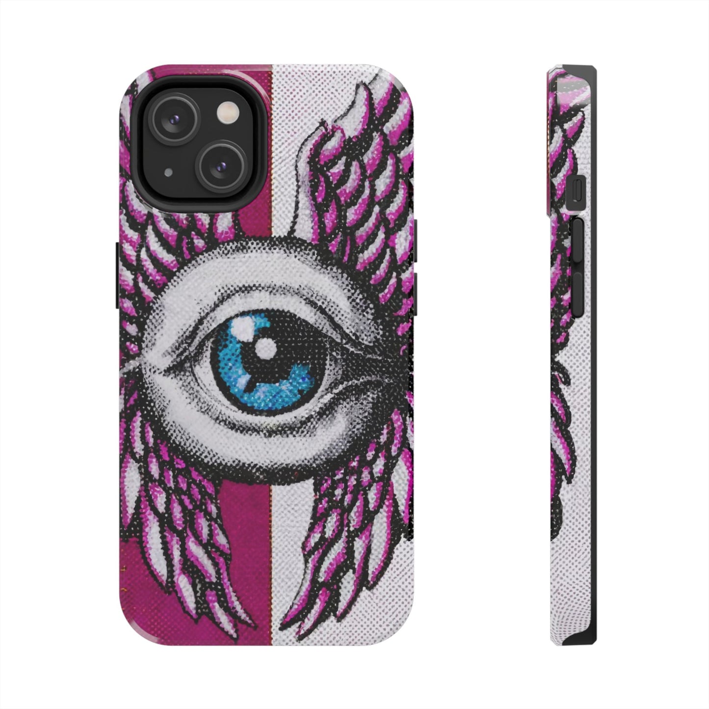 Dual-Tone Winged Eye iPhone Case