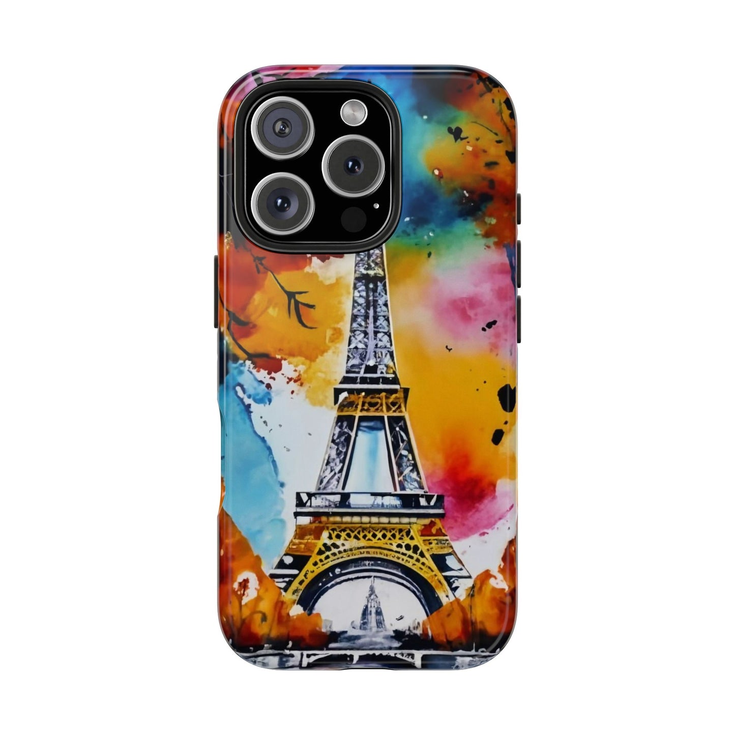 Vibrant Twilight Eiffel Defender Case