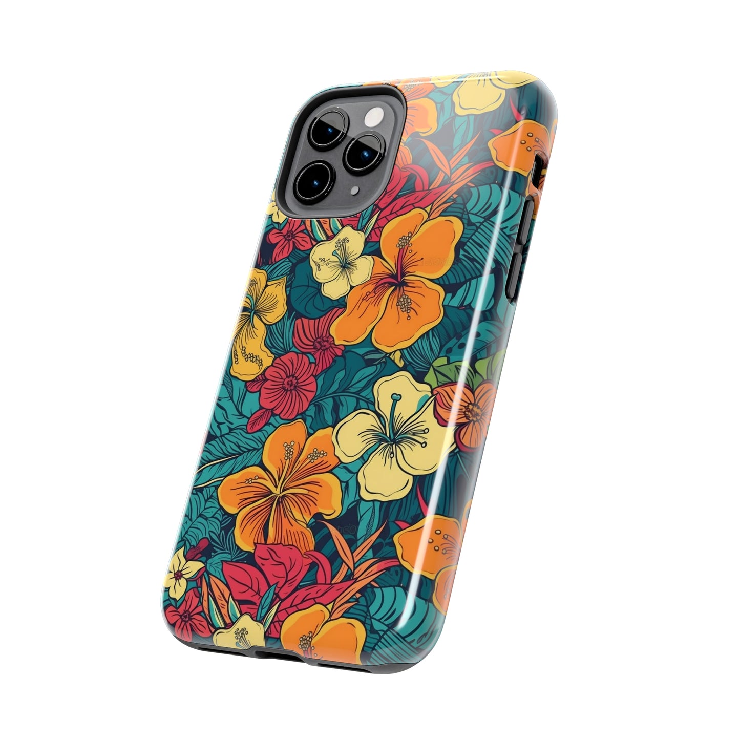 Brilliant Lokelani - Hawaiian Tough Phone Case