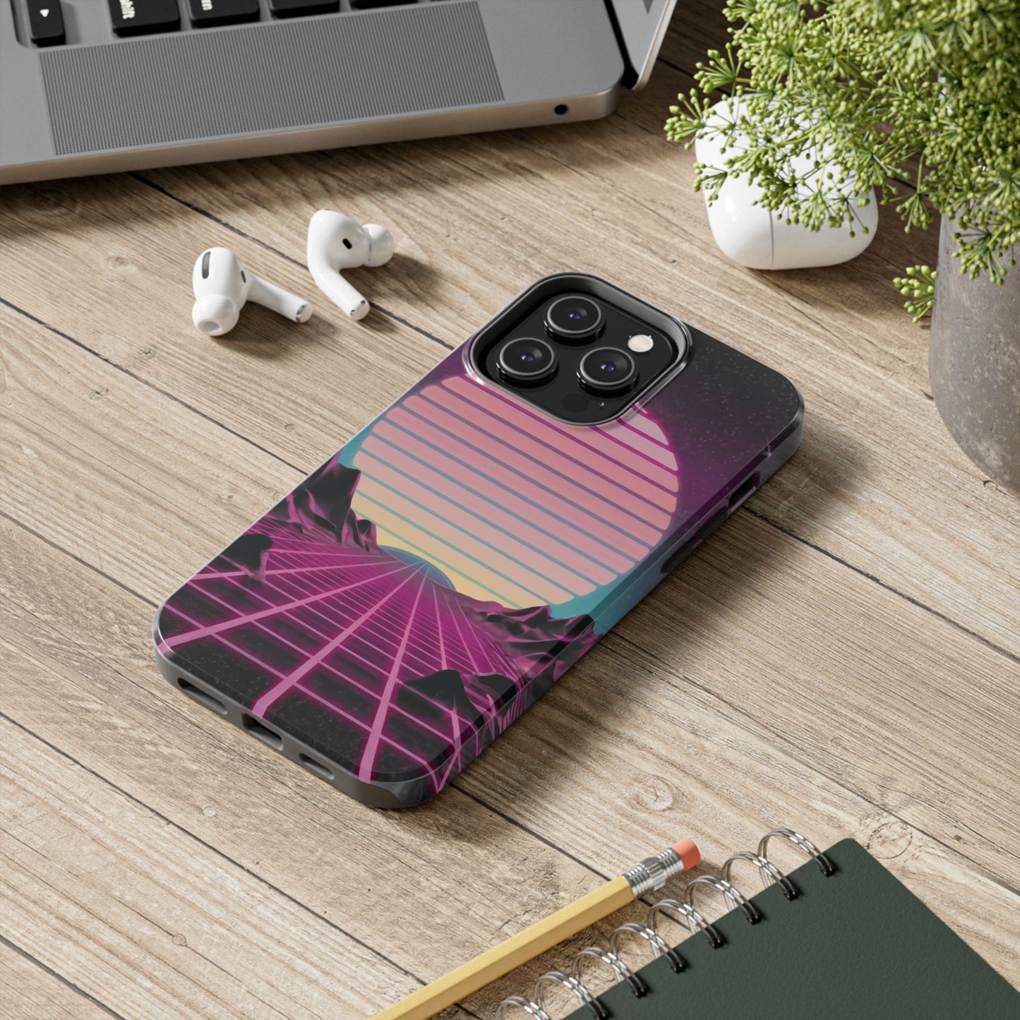 Neon Horizon Defender GridCase