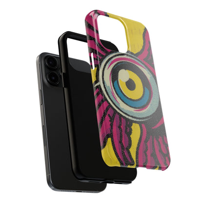 Golden Gaze Winged Eye iPhone Case