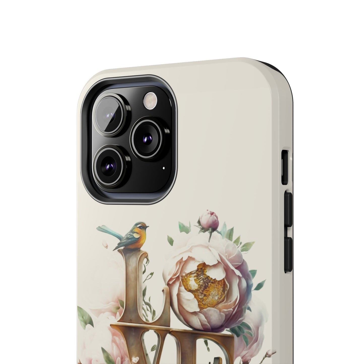 Lovebird and Bloom Watercolor Tough Phone Case