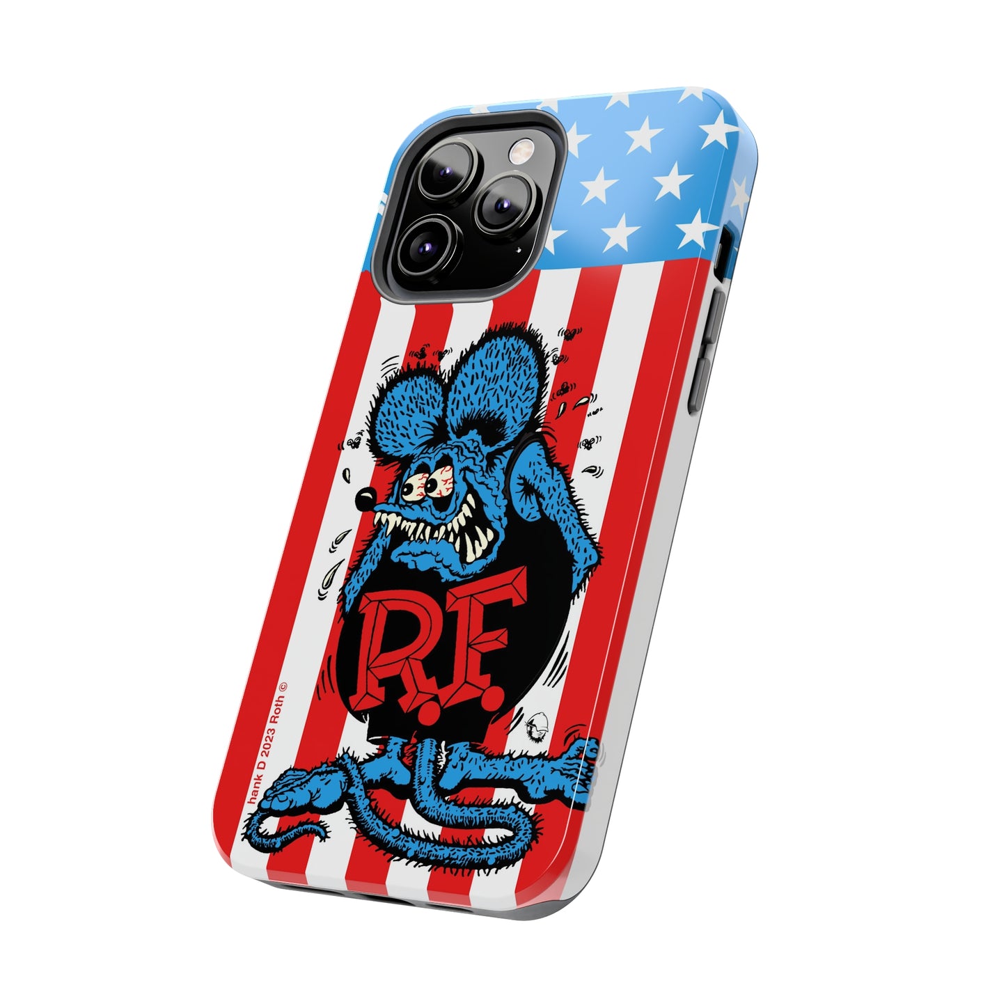 Red, White and Fink - Tough Phone Case