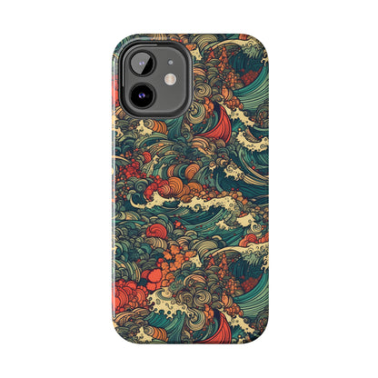 Electric Ocean - Wave of Colors - Tough Phone Cases