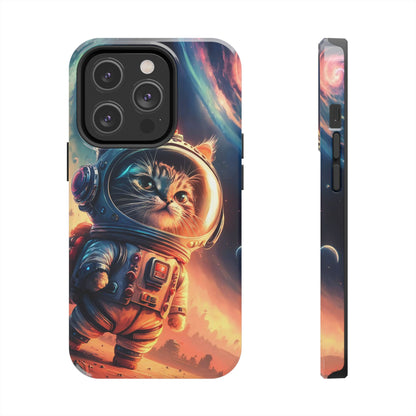 Cosmic Kitty Space Explorer Tough Phone Case