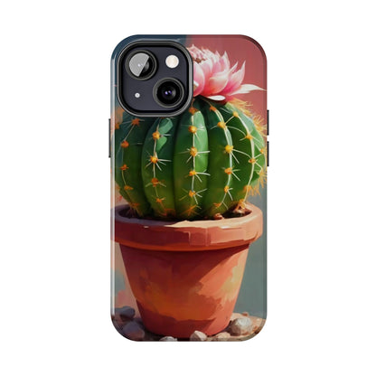 DesertBloom Terracotta Cactus Tough Phone Case