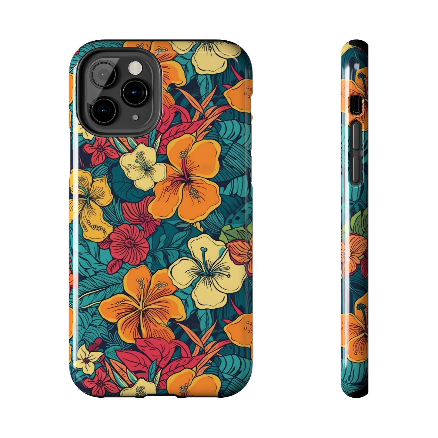 Brilliant Lokelani - Hawaiian Tough Phone Case