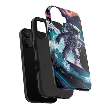 Space Surfer Astronaut Adventure Tough Phone Case