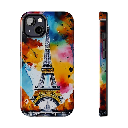 Vibrant Twilight Eiffel Defender Case