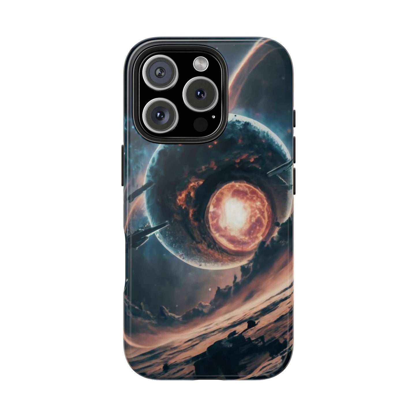 Cosmic Implosion Planet Tough Phone Case