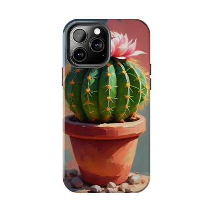 DesertBloom Terracotta Cactus Tough Phone Case