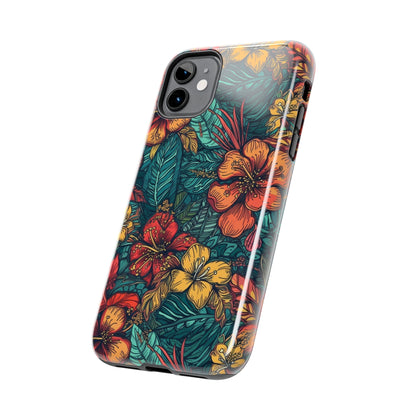 Radiant Frangipani - Hawaiian Tough Phone Case