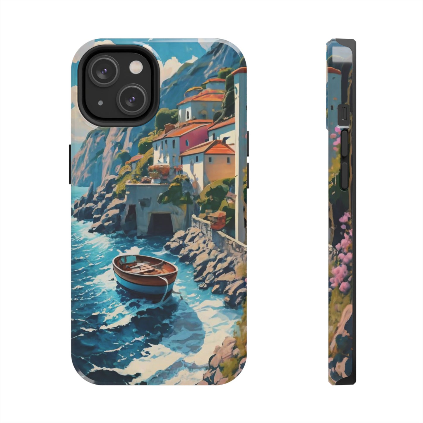 Coastal Dreamscape Boat Tough Phone Case