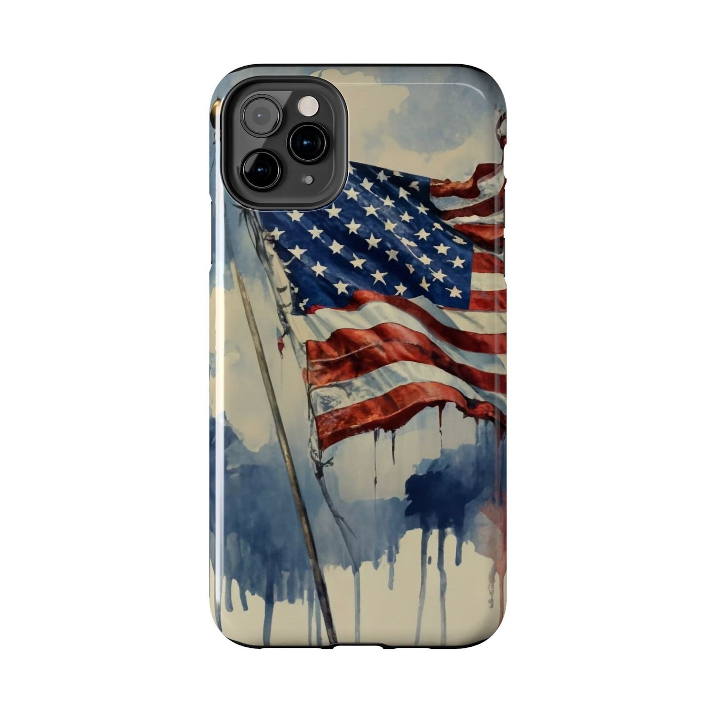 Tattered Glory American Flag Tough Phone Case