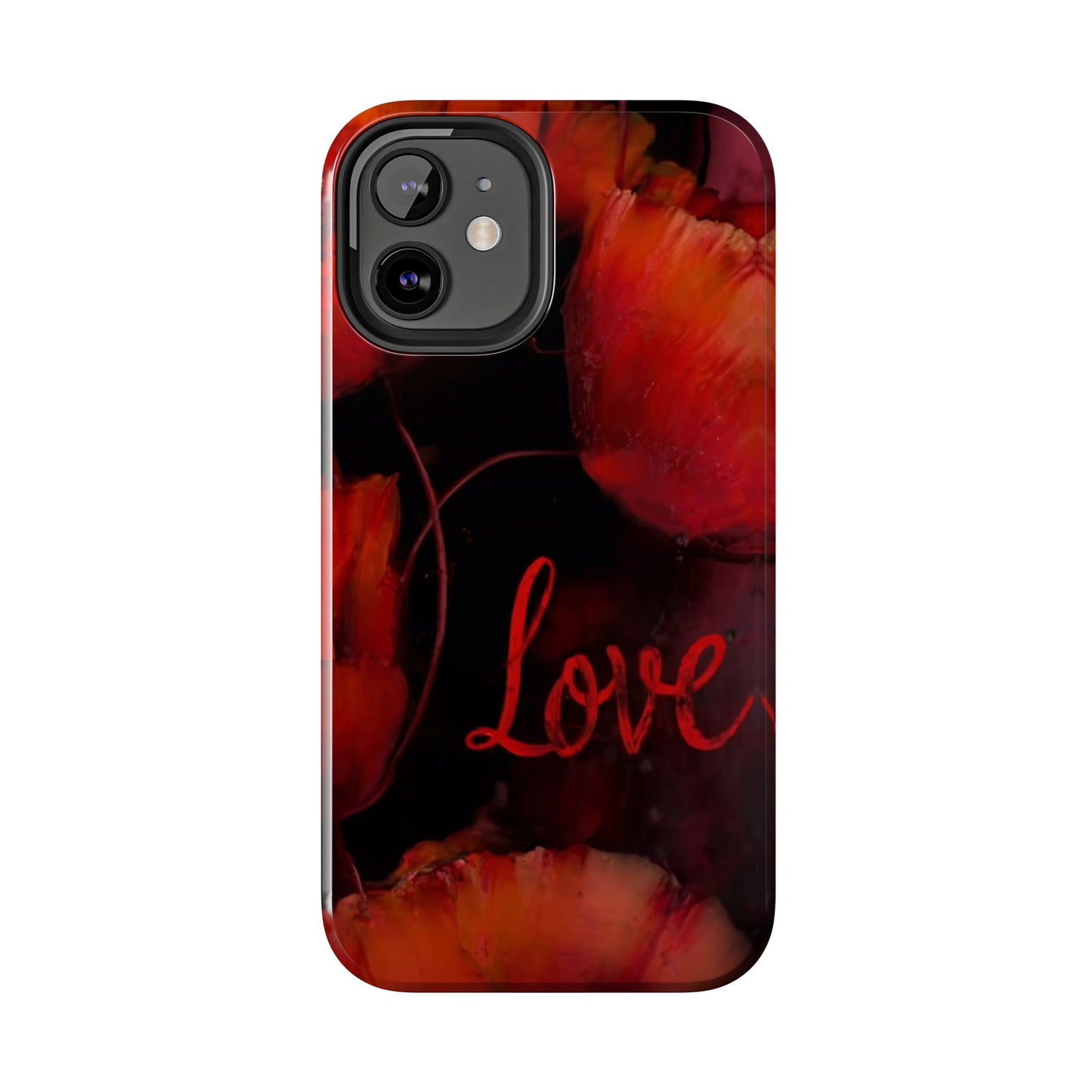 Crimson Love Blossoms Tough Phone Case