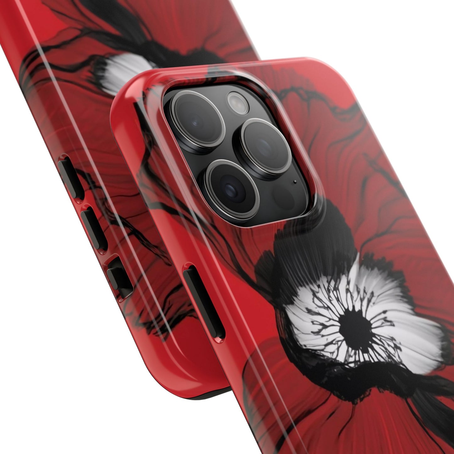 Crimson Bloom Defender Case