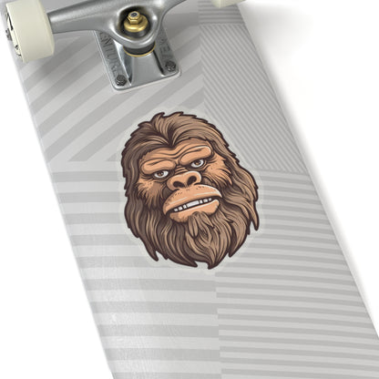 Grinning Bigfoot Charm Sticker