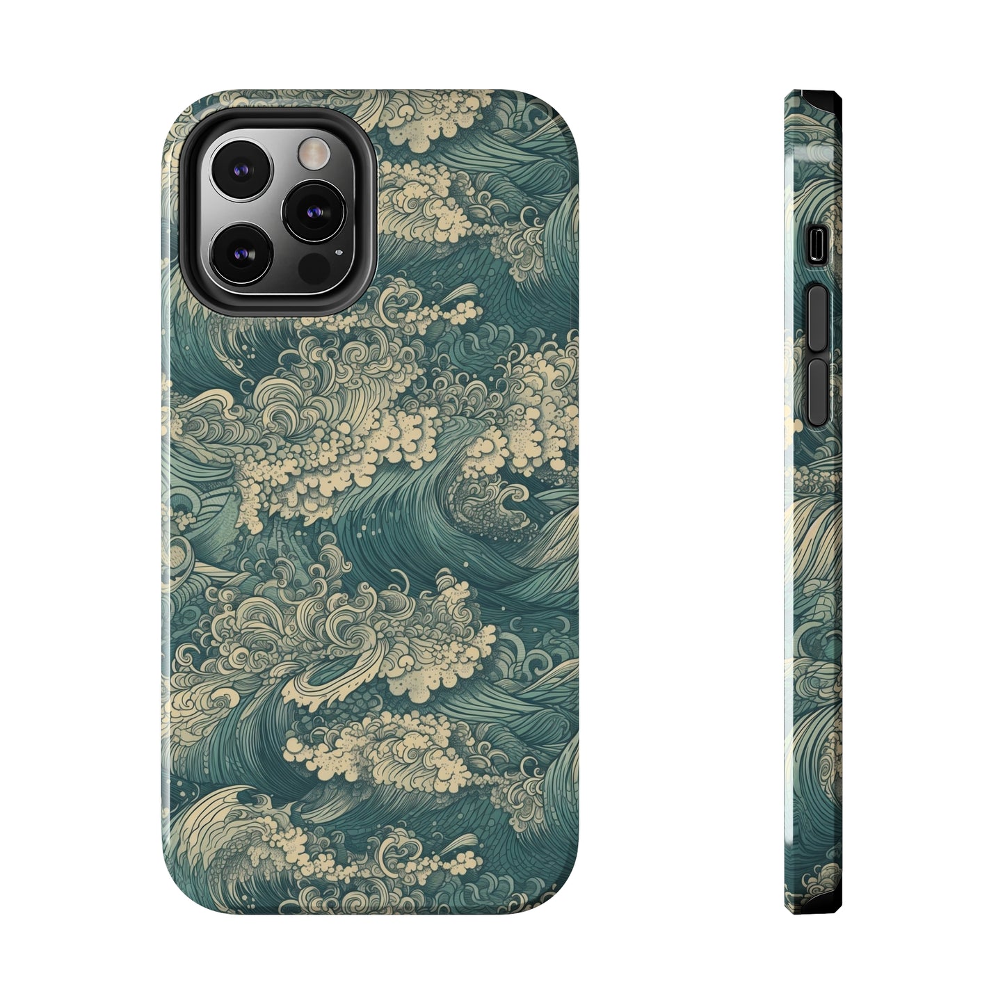 Tranquil Tides - Wave of Colors - Tough Phone Case