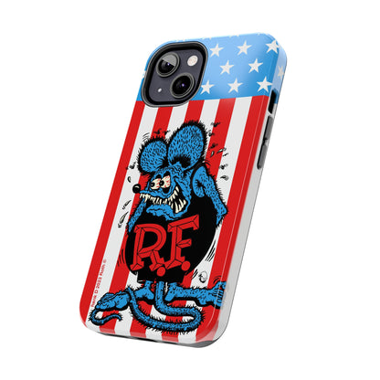 Red, White and Fink - Tough Phone Case