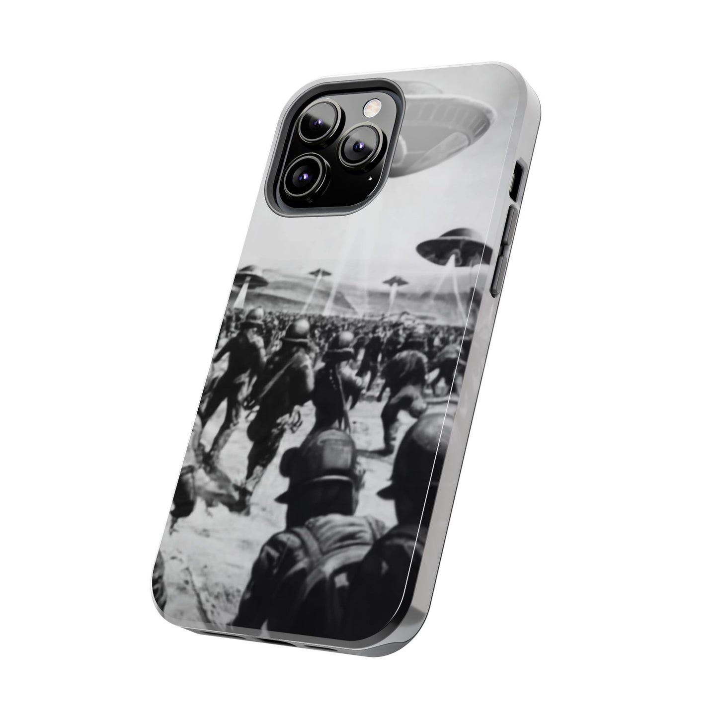 RetroWar UFO Encounter Tough Phone Case