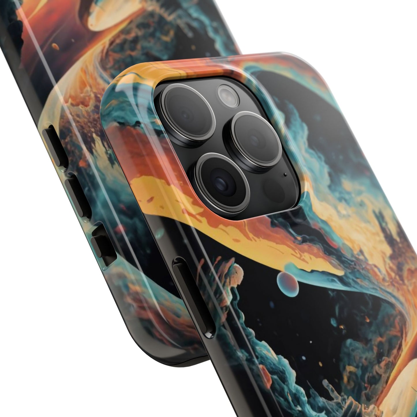 Retro Futuristic Space Odyssey Tough Phone Case