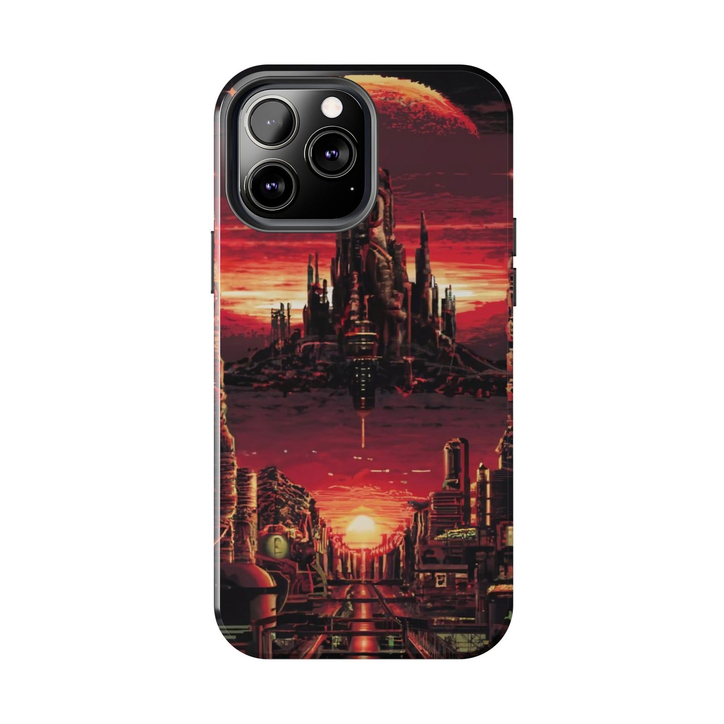 PixelVista Futuristic City Tough Phone Case