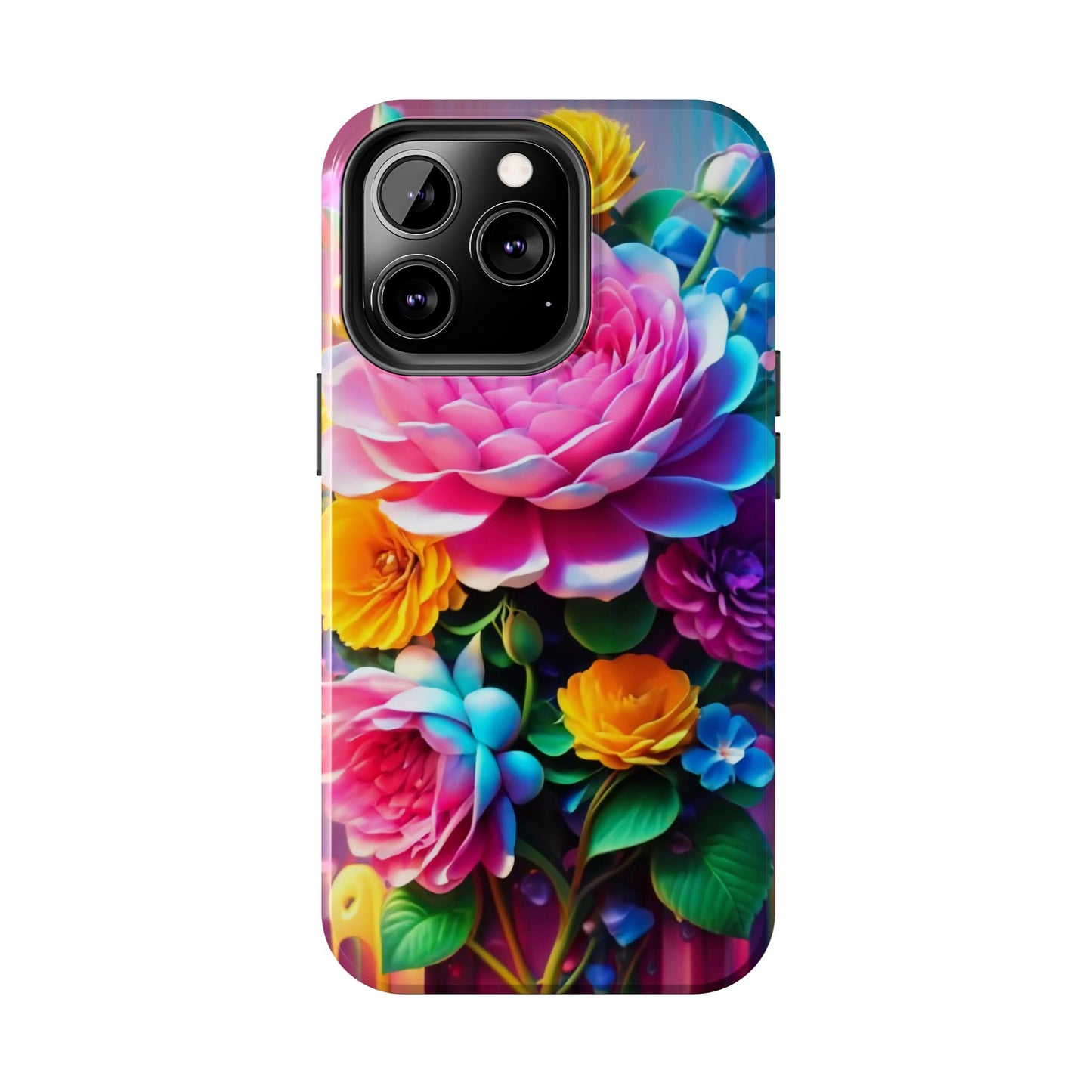 Vibrant Floral Splendor Tough Phone Case