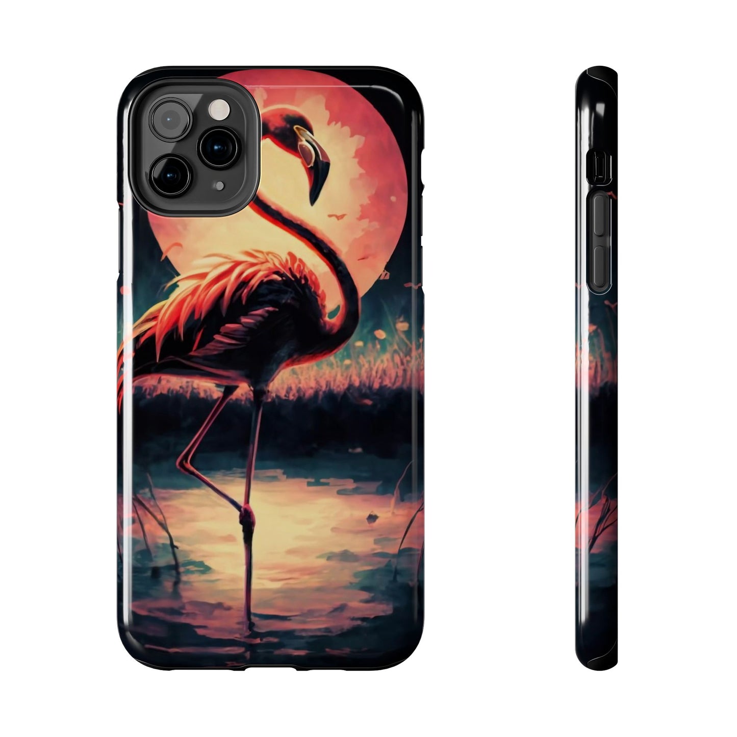 Sunset Flamingo Defender Case