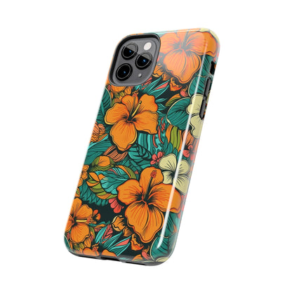 Sunset Tiare - Hawaiian Tough Phone Case