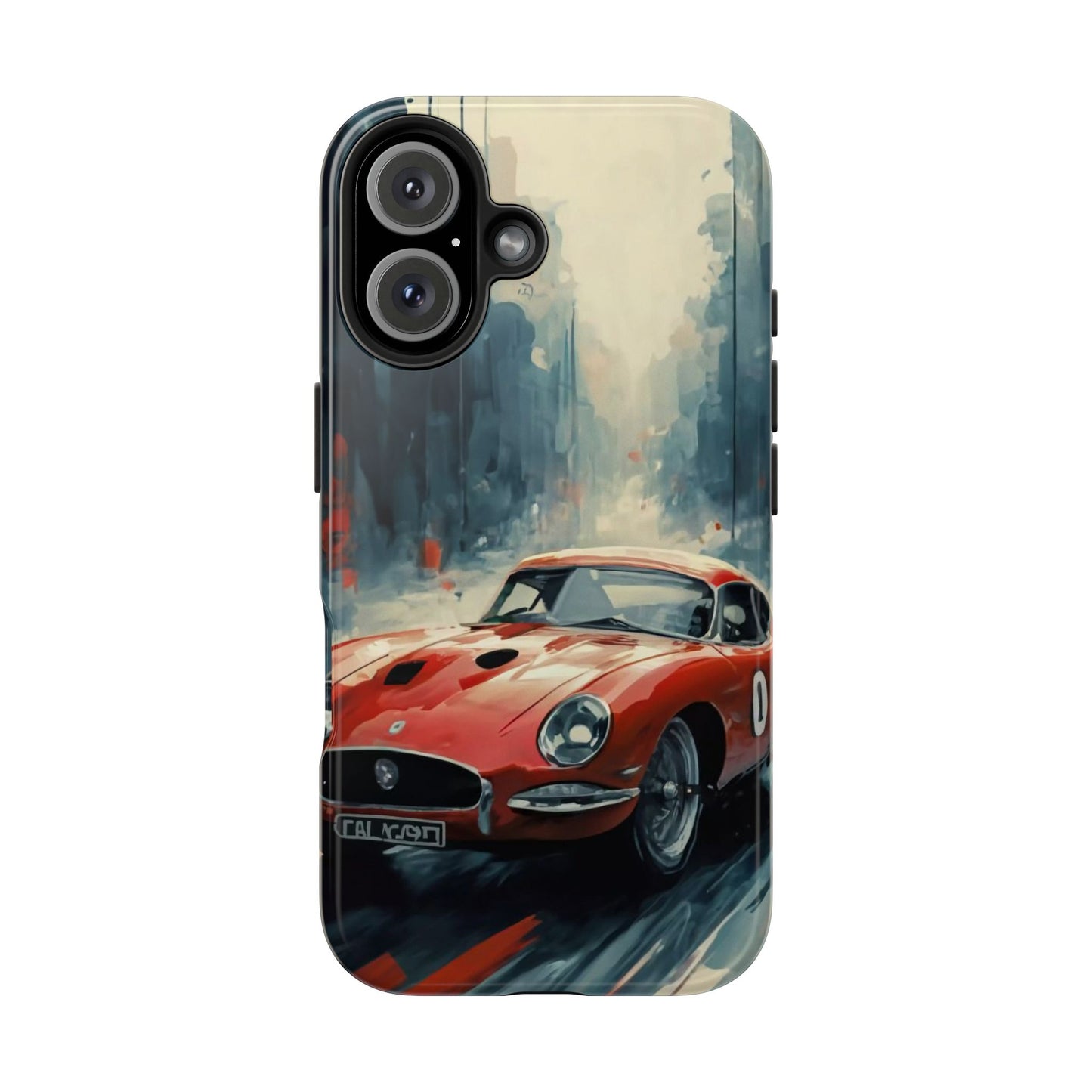 City Drive Red Sports Car Tough Phone Case