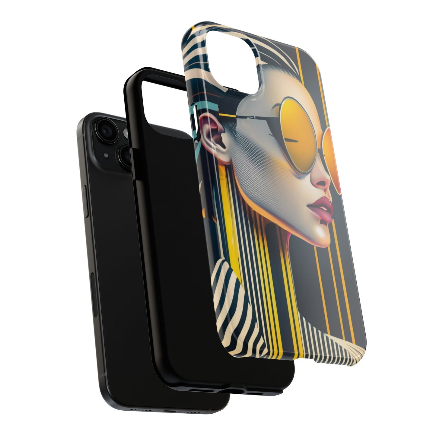 Shinkawa-Inspired Sunglasses Woman Tough Phone Case